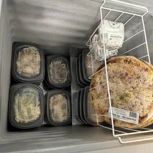 Pizza, Breakfast Sandwiches, Frozen Grab N Go meals