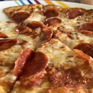 Pepperoni pizza