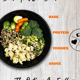 Weekly meal-prep meals, a
dine-in/take-out cafe, and grab-n-go meals.