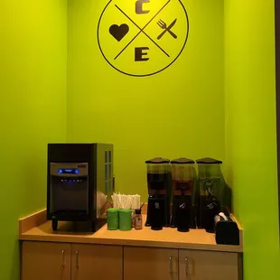 Drink options. Better than pop