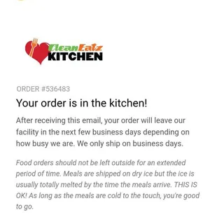 Email received taking down my low review