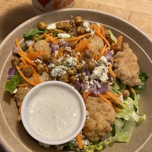 Black and Blue Chicken salad