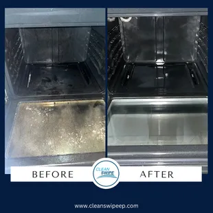 Oven cleaning