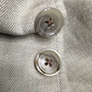 Melt off your buttons...we will make sure to replace them with mismatched buttons.