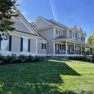 the front of the home