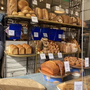 Part of bread selection