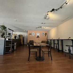 Inside seating area