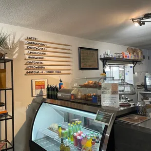 Menu and register