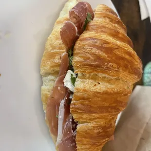 Prosciutto &amp; Mozzarella Croissant