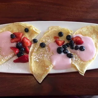 Fresh Fruit Crepes