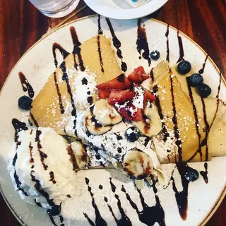 Banana Nutella Crepes