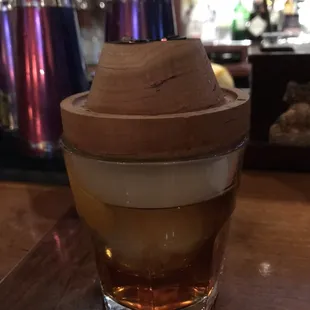 Smoked old fashioned