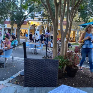 Outdoor seating