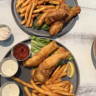 Delicious fish and chips!