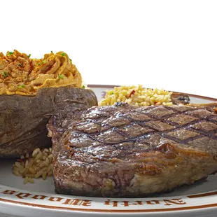 Close up Bone-in Ribeye