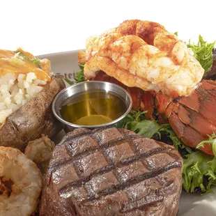 Steak and Lobster
