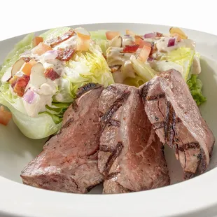 Clearman's Bleu Cheese Wedge with 5 oz Filet Mignon