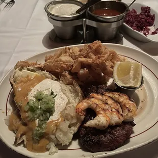 Steak and Shrimp