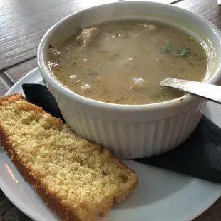 Soup Of The Day - some kind of chicken soup (don&apos;t remember exact name)
