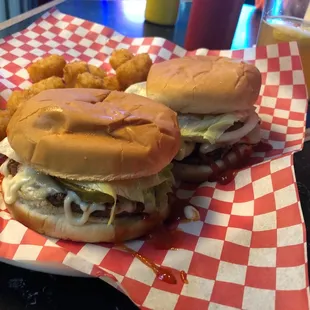 Lil burgers on special