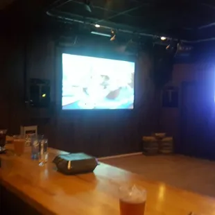 Nice big tv! And dance floor?