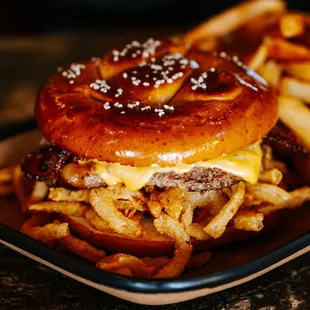 food, burgers