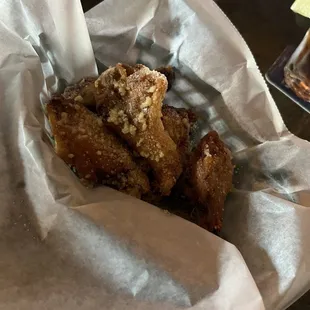 Garlic parmesan wings