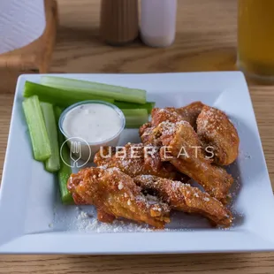 Hot Garlic Parmesan Wings