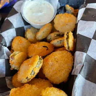 Friend Pickle Chips so yummy!!!