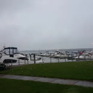 Pretty view and great food!