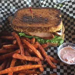 turkey avocado stack