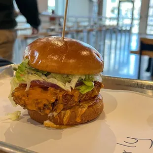 Tikka Masala Chicken Sandwich