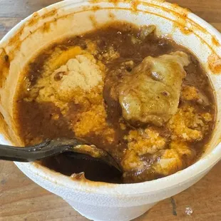 Ravioli with meat sauce