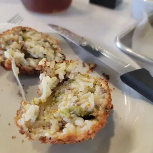 Chile relleno ball as a tizer