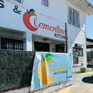 The entrance to this establishment.