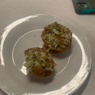 Another angle of Chile relleno balls. Amazing