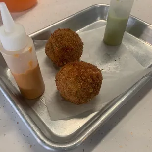 Chile relleno balls. A must have!