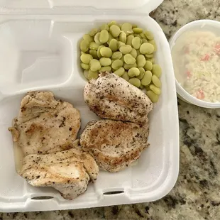 Grilled Chicken Plate for takeout. (Aug 2024)