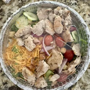 Grilled Chicken Salad - Large for takeout. (Aug 2024)
