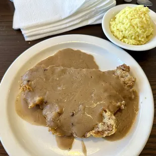 Saturday Special of Country Fried Steak.