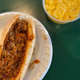 Pulled Pork Sub &amp; Mac Cheese