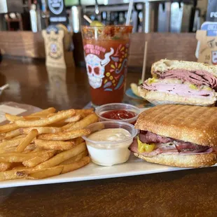 The Cuban Panini and Bloody Mary!