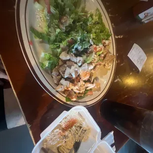 Cairo Chicken plate and hummus