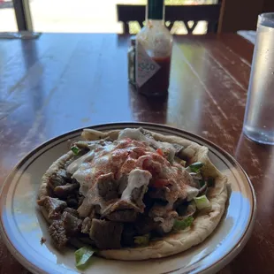 Ummmm, lamb gyros!