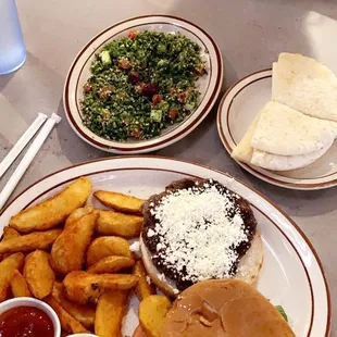 Kafta Burger with Feta