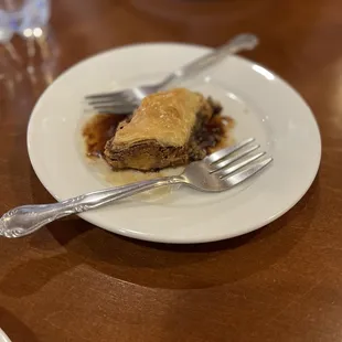 Peanut Butter and Chocolate Baklava