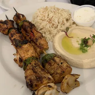 Chicken Kebab plate