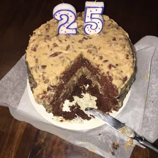 German Chocolate Cake  $35 ordered 2 business days in advance. We LOVED this cake!! Thank you so much!