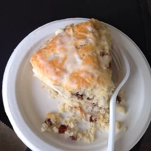 Coconut pecan scone