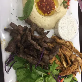 Combo Beef, Chicken and Beef Kebab